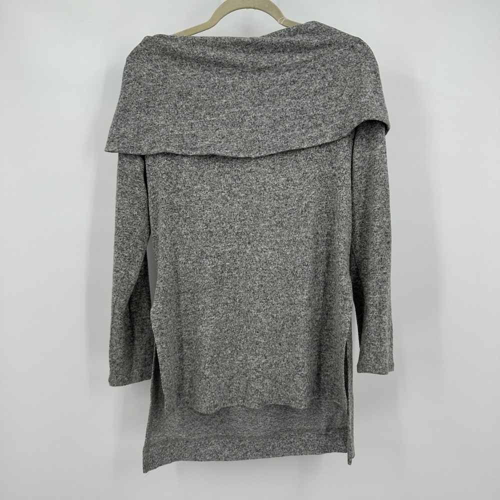 Chicos‎ Zenergy Womens Minimalist Cowl Neck Tunic Top Size 0 US S Oversized